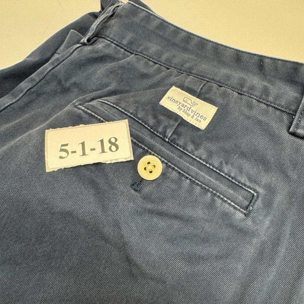 Vineyard Vines Pants Mens 33x29 Blue‎ Chino Preppy Coastal Classic